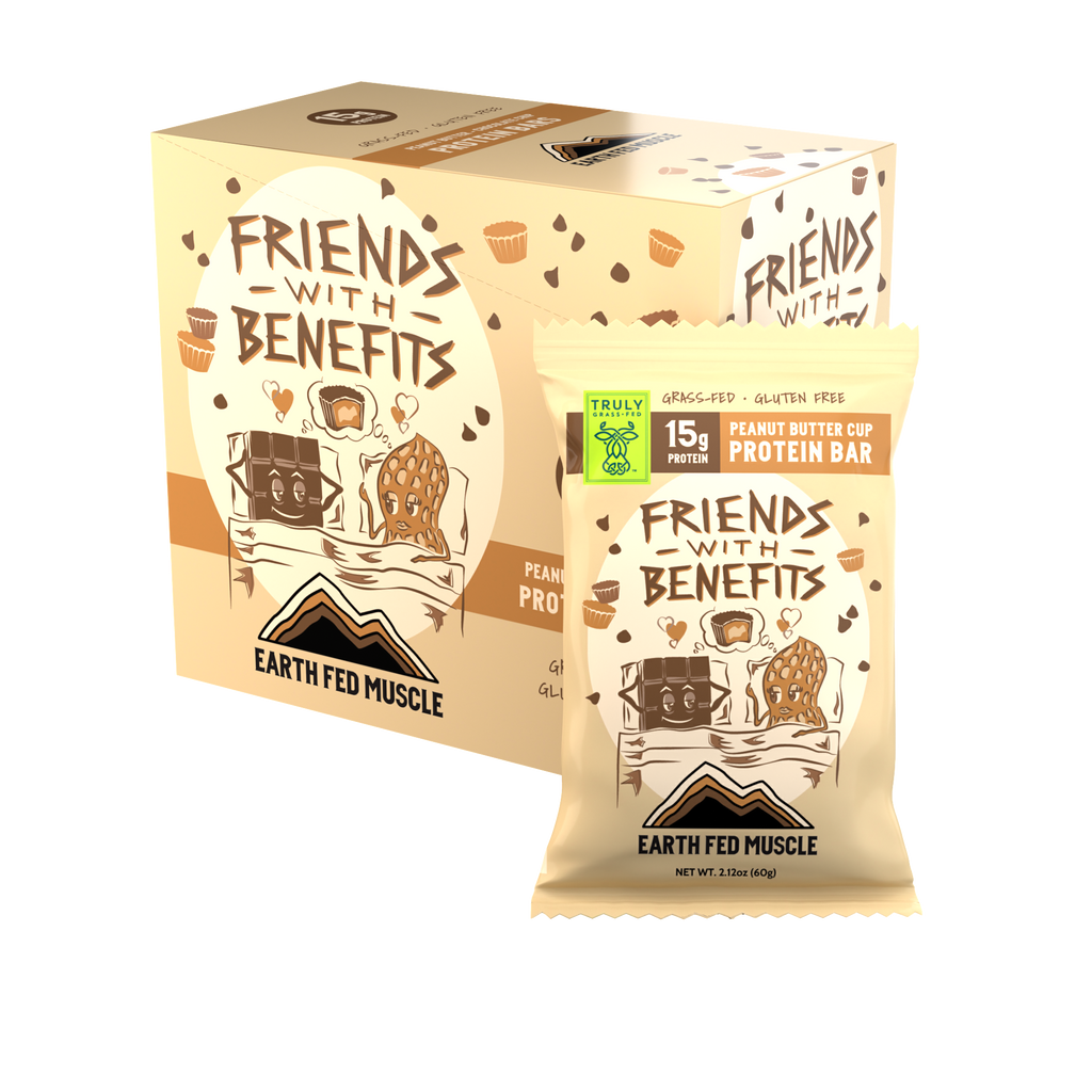 Chocolate Peanut Butter Grass-Fed Whey Protein Bars