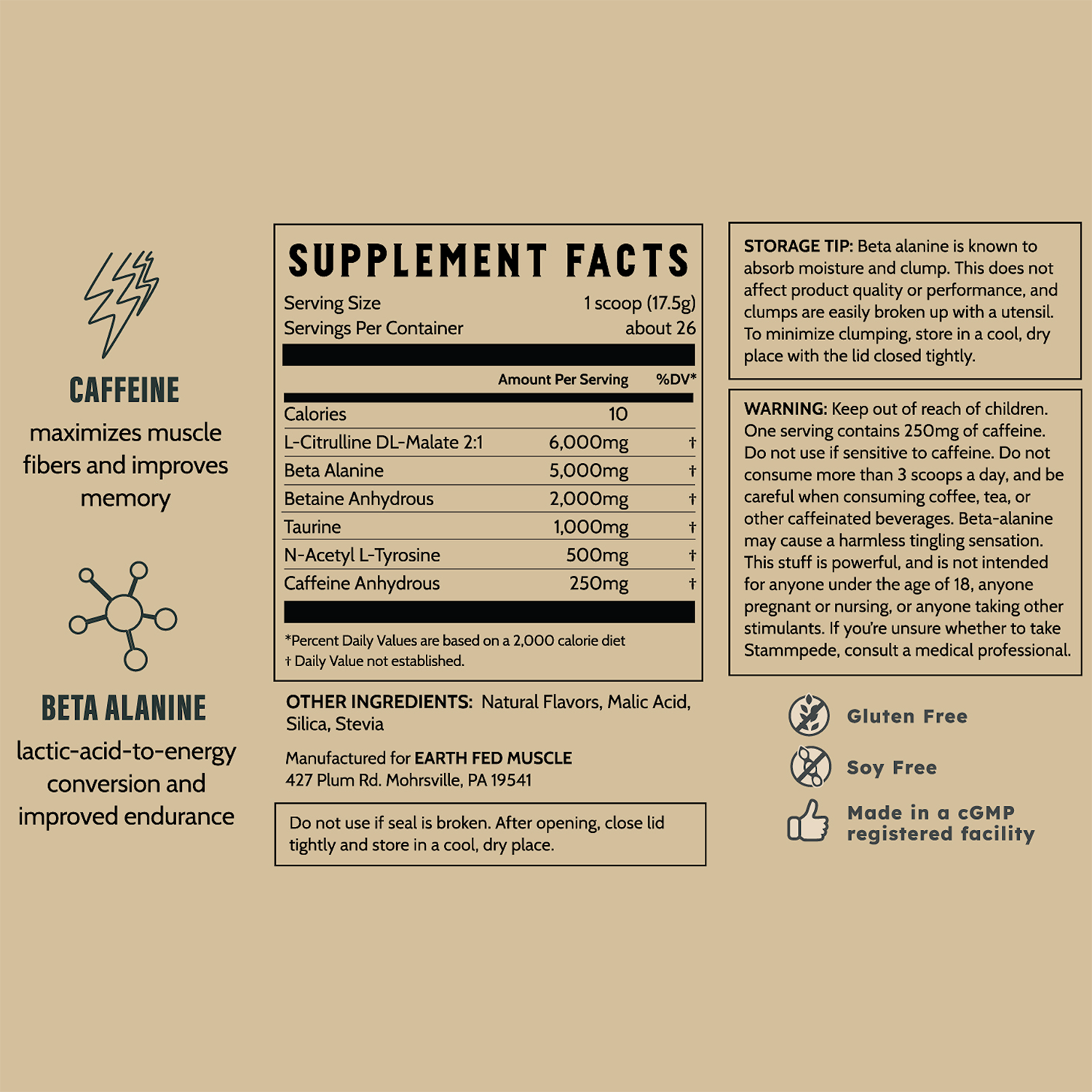 Stammpede Lemonade Preworkout
