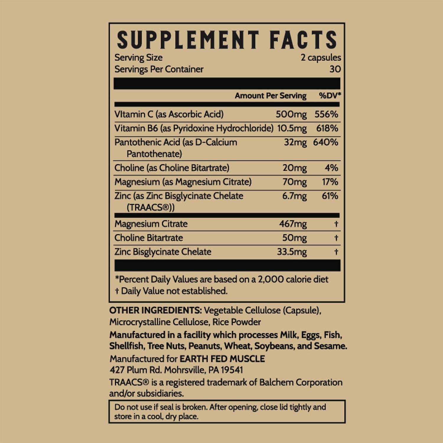 Forty Winkz ZMA Sleep Support with Zinc & Magnesium