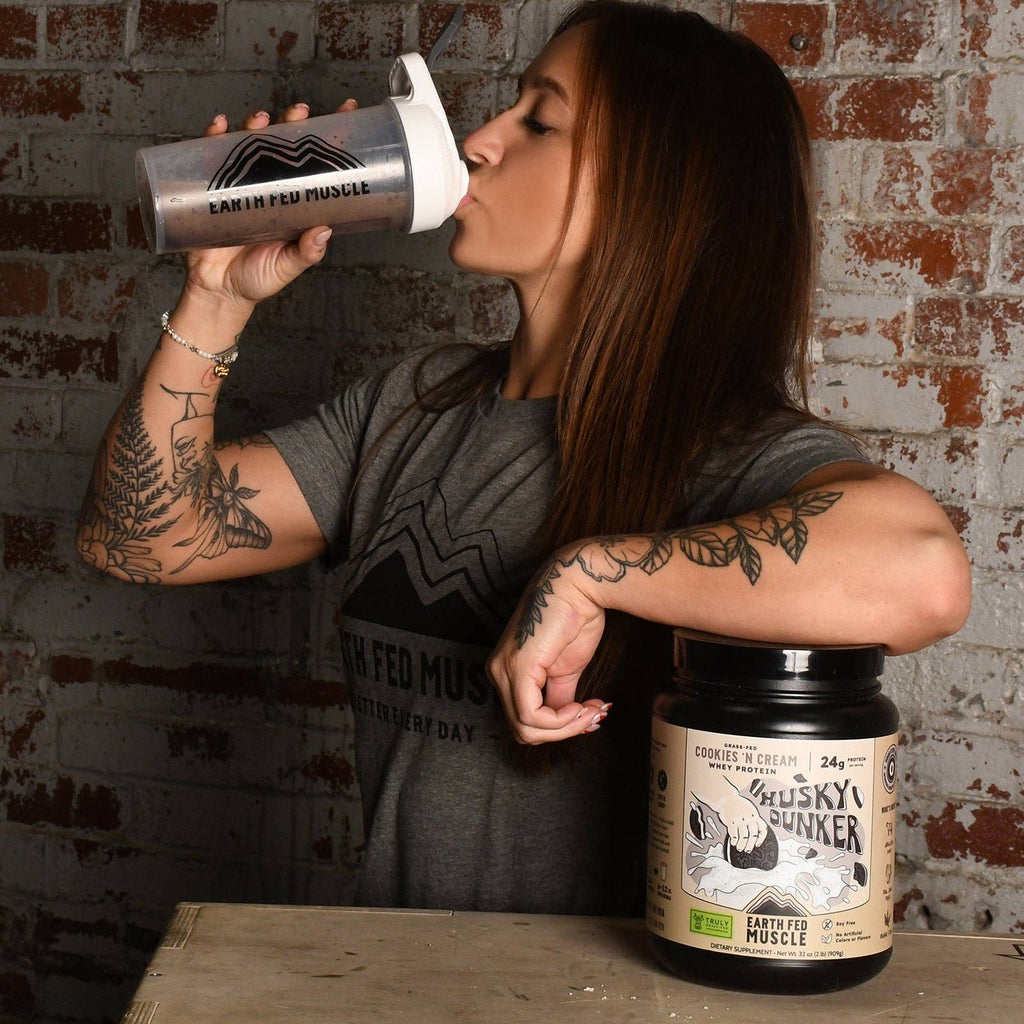 Husky Dunker Cookies 'n Cream Grass-Fed Whey Protein
