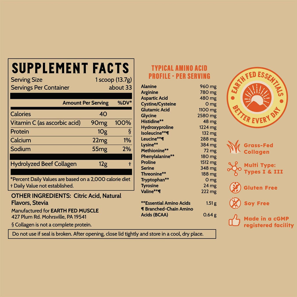 Collagen Peptides, Lemonade