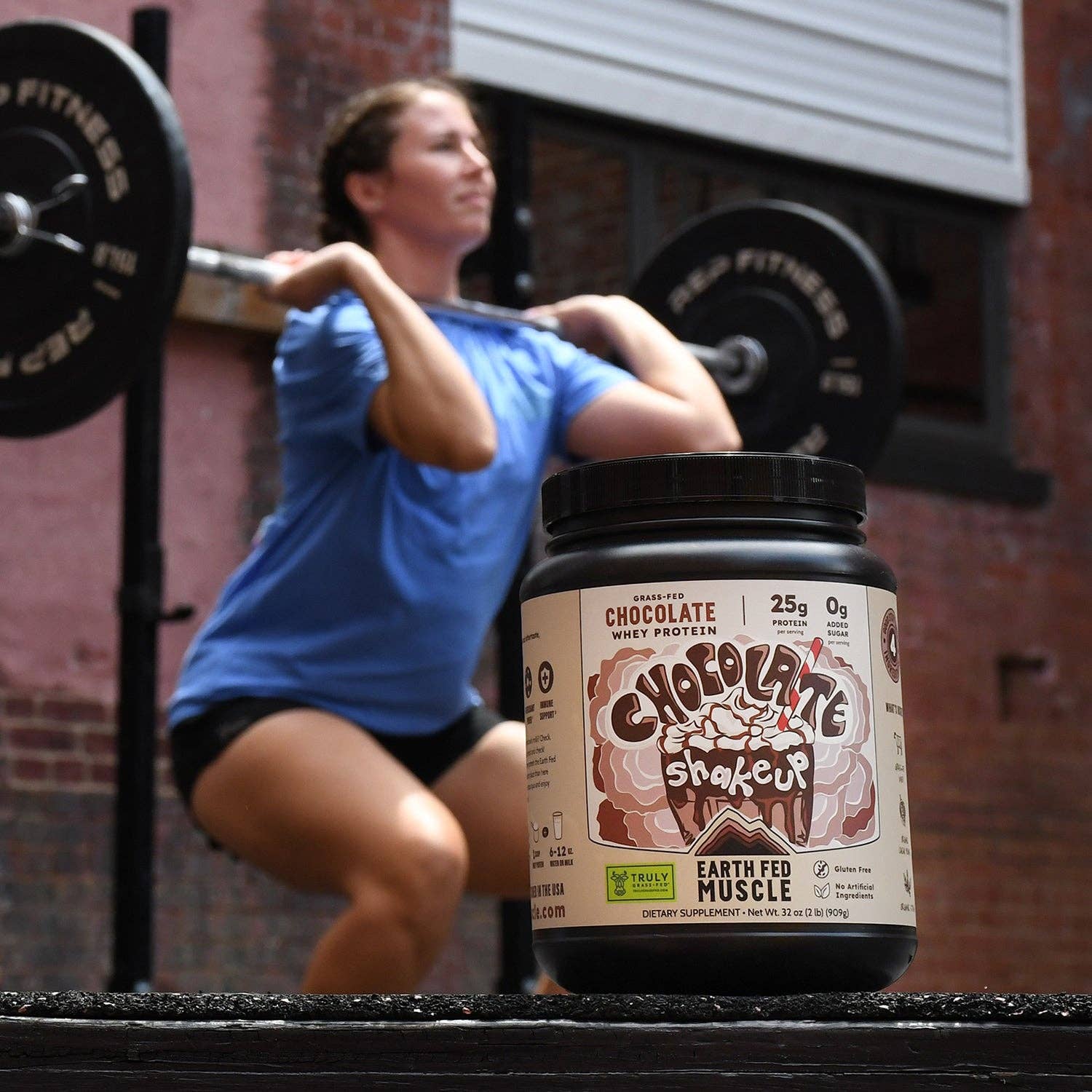 Chocolate Shakeup Chocolate Grass-Fed Whey Protein