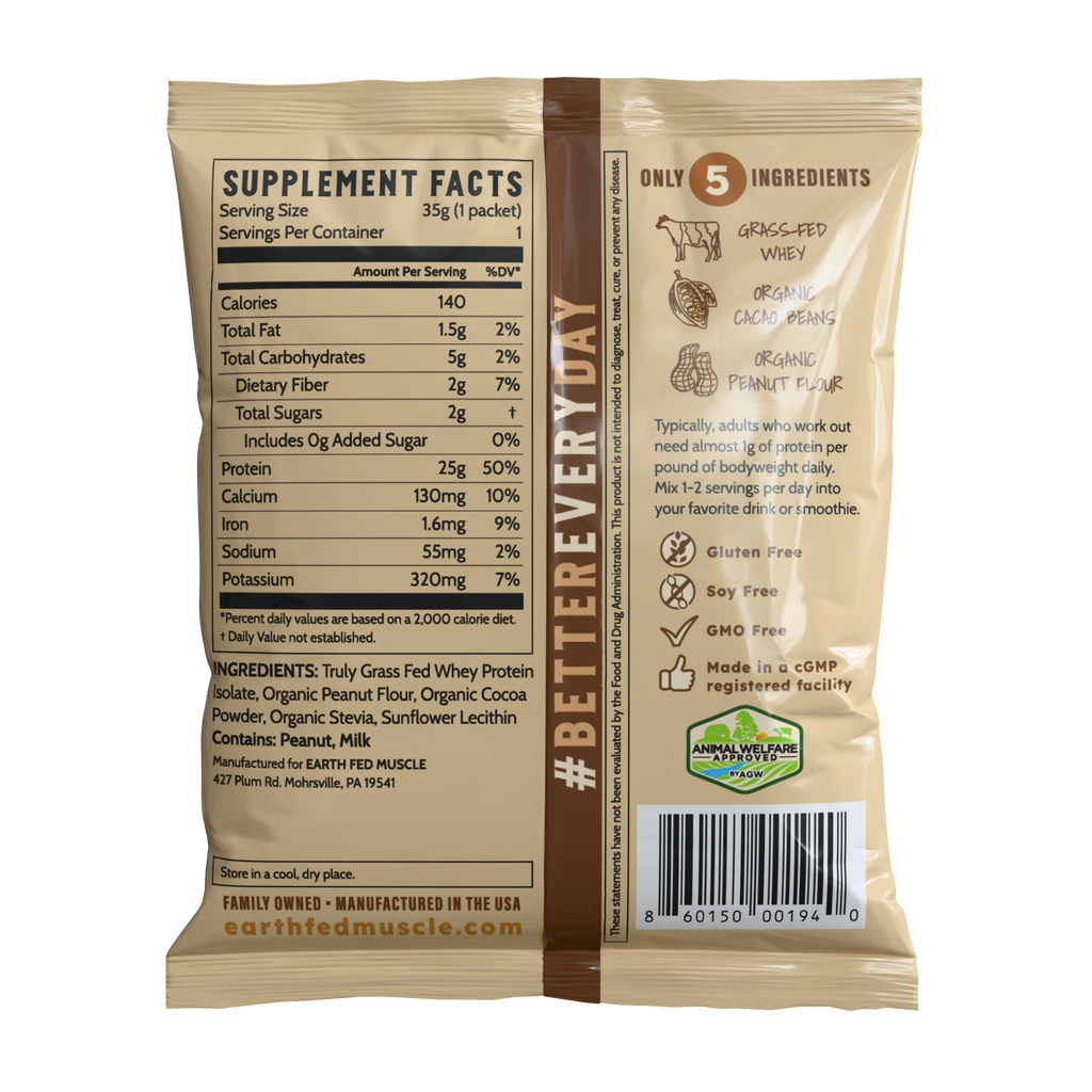 Single Serving Whey Protein Packs